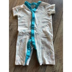 Vintage Jcpenney Baby Romper 18 Months Snap‎ Front Footless Sleepwear
